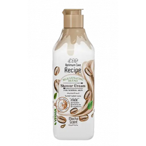 EVA OPTIMUM CARE RECIPE MOCHA SCENT REJUVENATING BLEND — SHOWER CREAM FOR NORMAL SKIN 370 ML